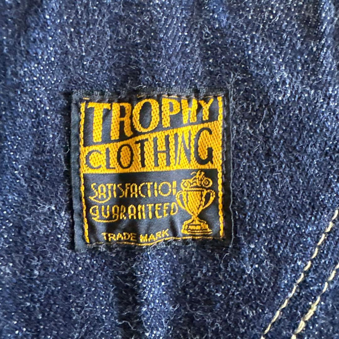 TROPHY CLOTHING ダブルニーオーバーオール1605