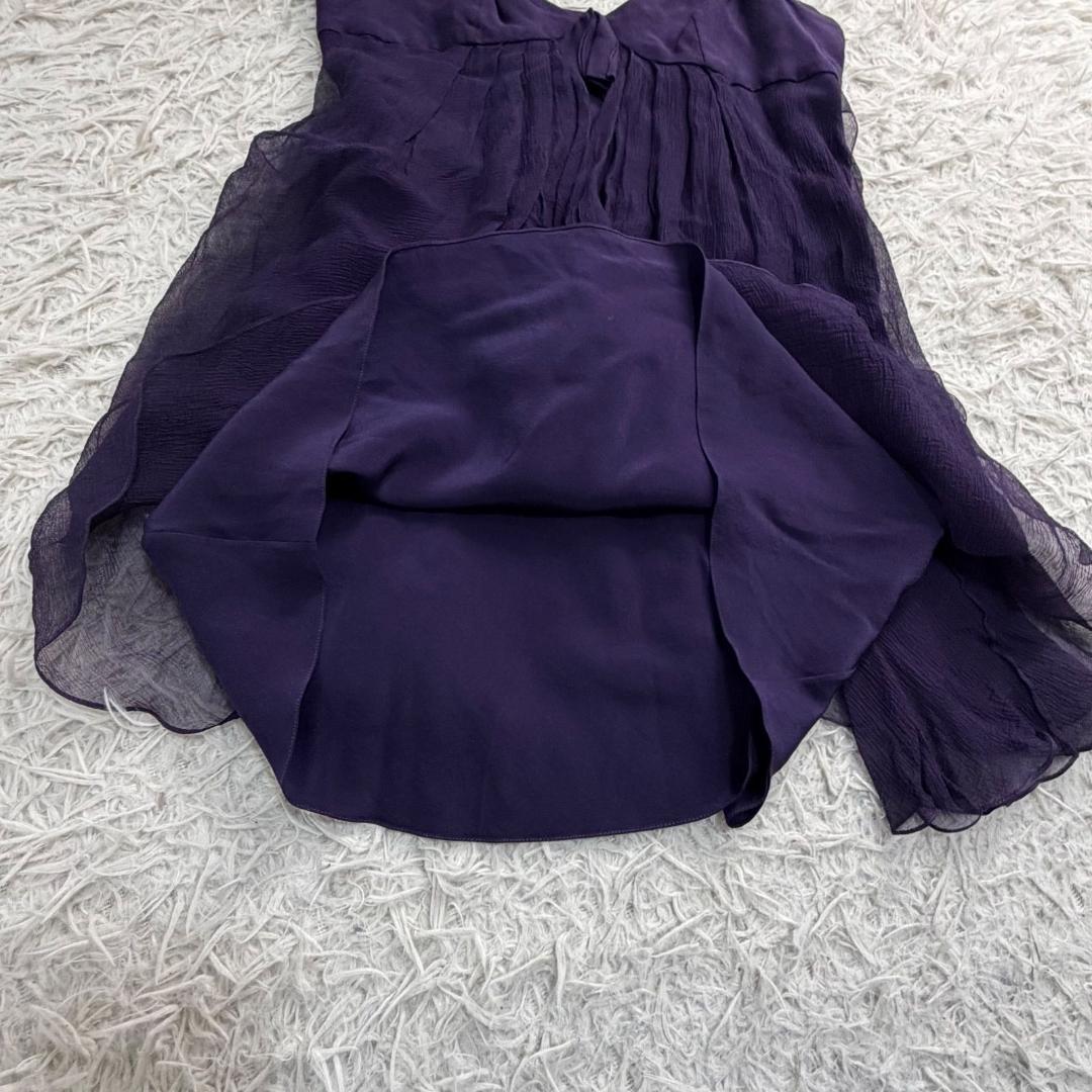 16552✨クリスチャンディオール ガリアーノ期 フリル キャミソール 40