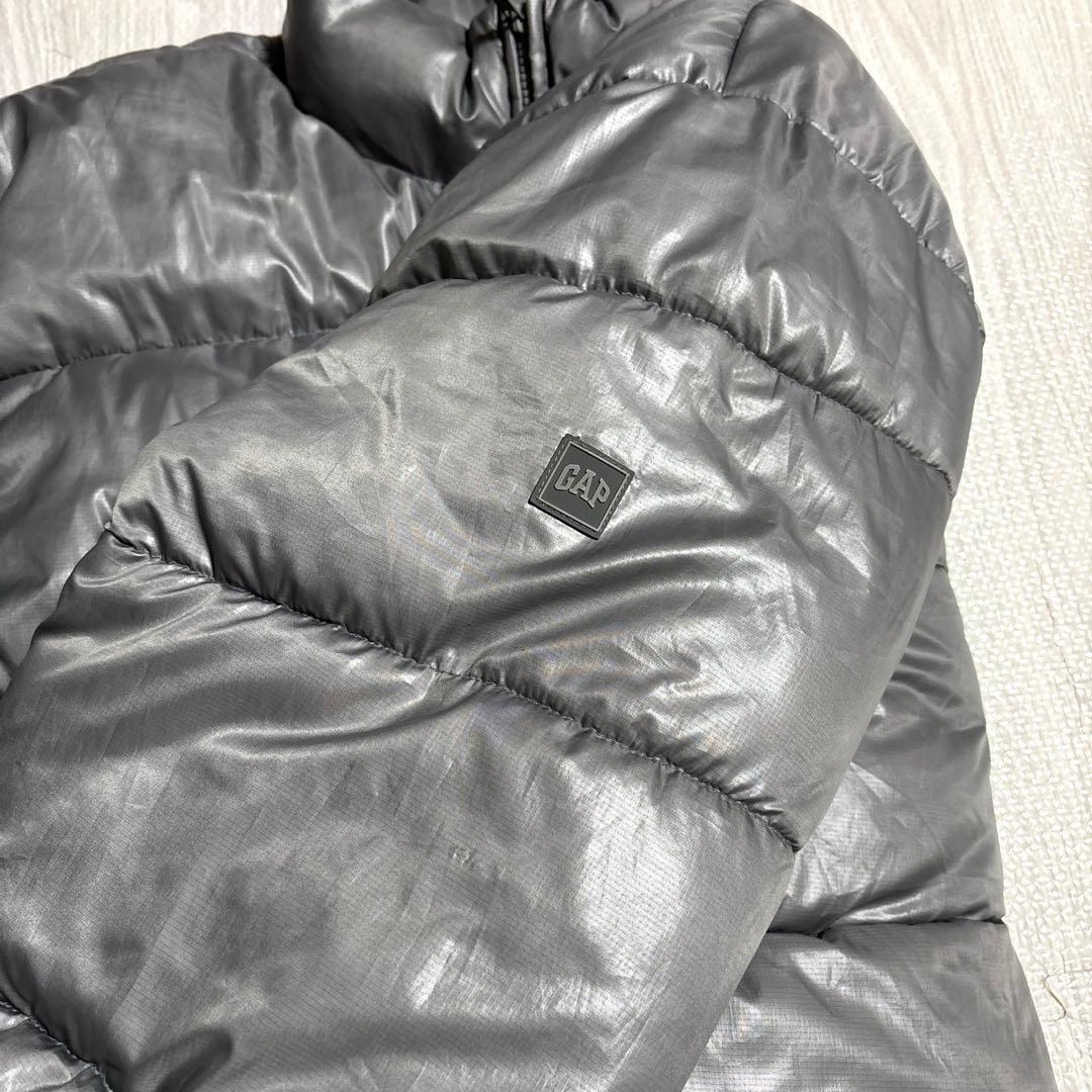 GAP ギャップ パファージャケット プリマロフト 中綿 ダウン シルバーグレー