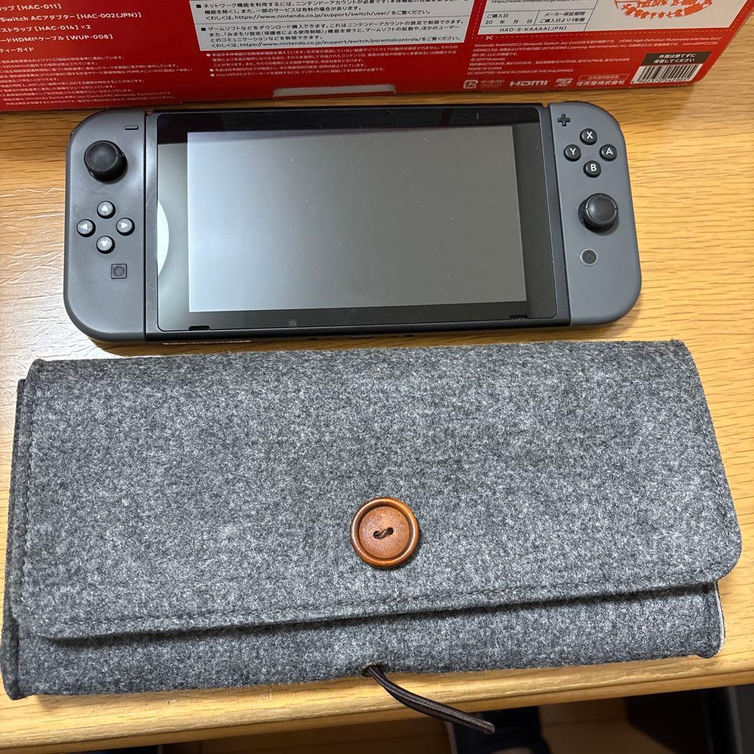 ⚠️動作不良あり Nintendo Switch ニンテンドースイッチ ケース付き