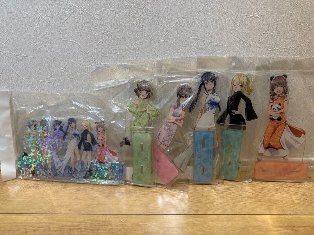 青春ブタ野郎シリーズ　アクリルスタンド チャイナドレスver 5人+ 集合