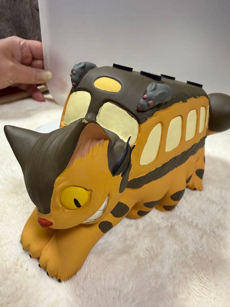 【激レア】トトロ ネコバス テープカッター 置物