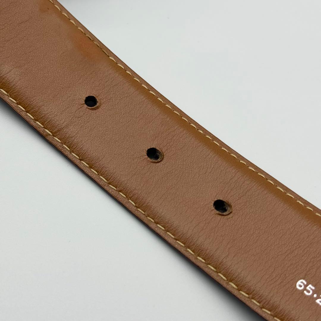 ✨美品✨GUCCI ベルト Gバックル シルバー金具 純正ベルト レザー