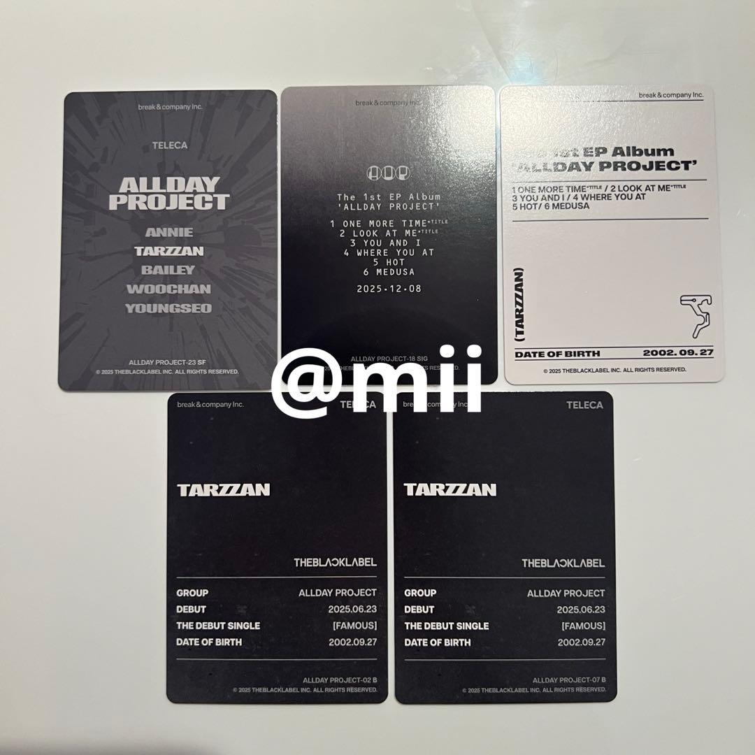 allday project ADP teleca ターザン トレカ セット