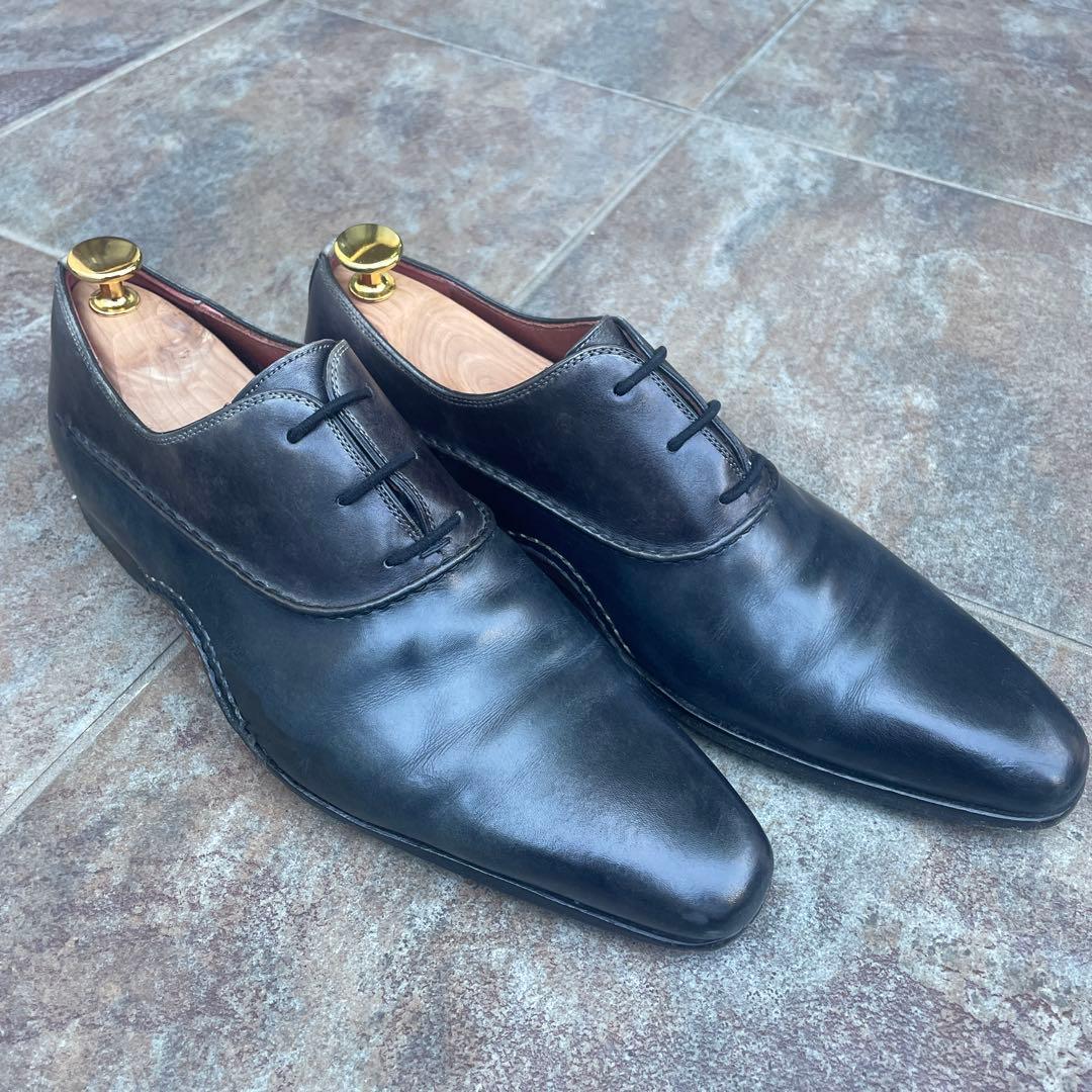 MAGNANNI メンズ革靴　ブラック39 約25〜25.5センチ