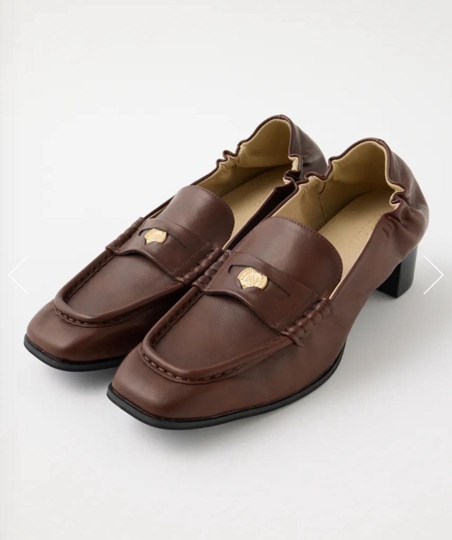 【中町綾着用ローファー】MOUSSY SQUARE TOE LOAFER M