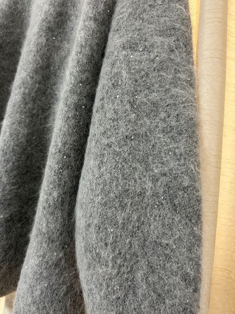 CELFORD 25AW 美品　スパークルミディ丈カーディガン　グレー