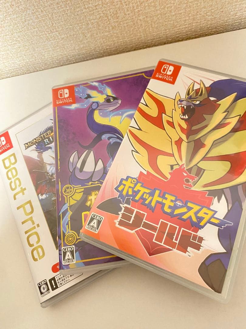 Switch 3点セット売り ポケモン モンハン