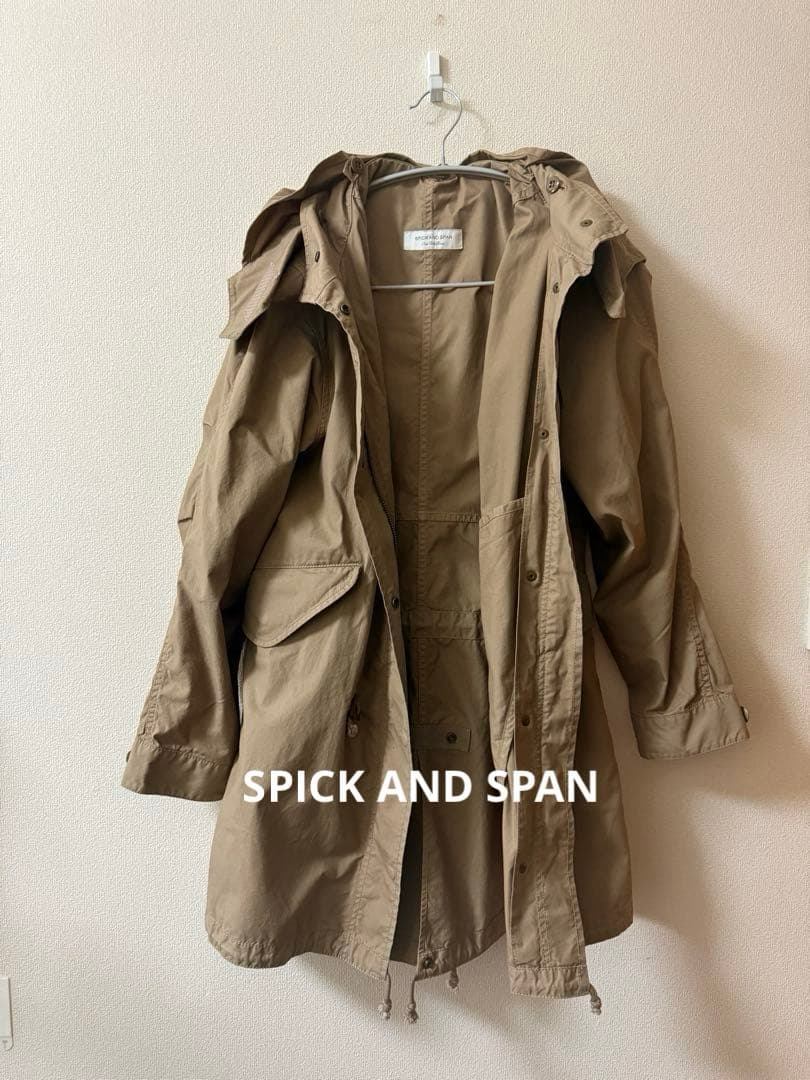 SPICK AND SPAN ベージュ モッズコート