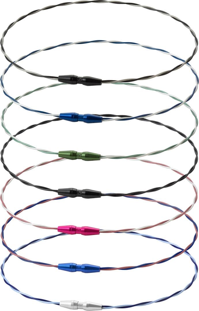 【新品.未使用】ファイテンネックレス ワイヤートルネード ネイビーピンク50cm