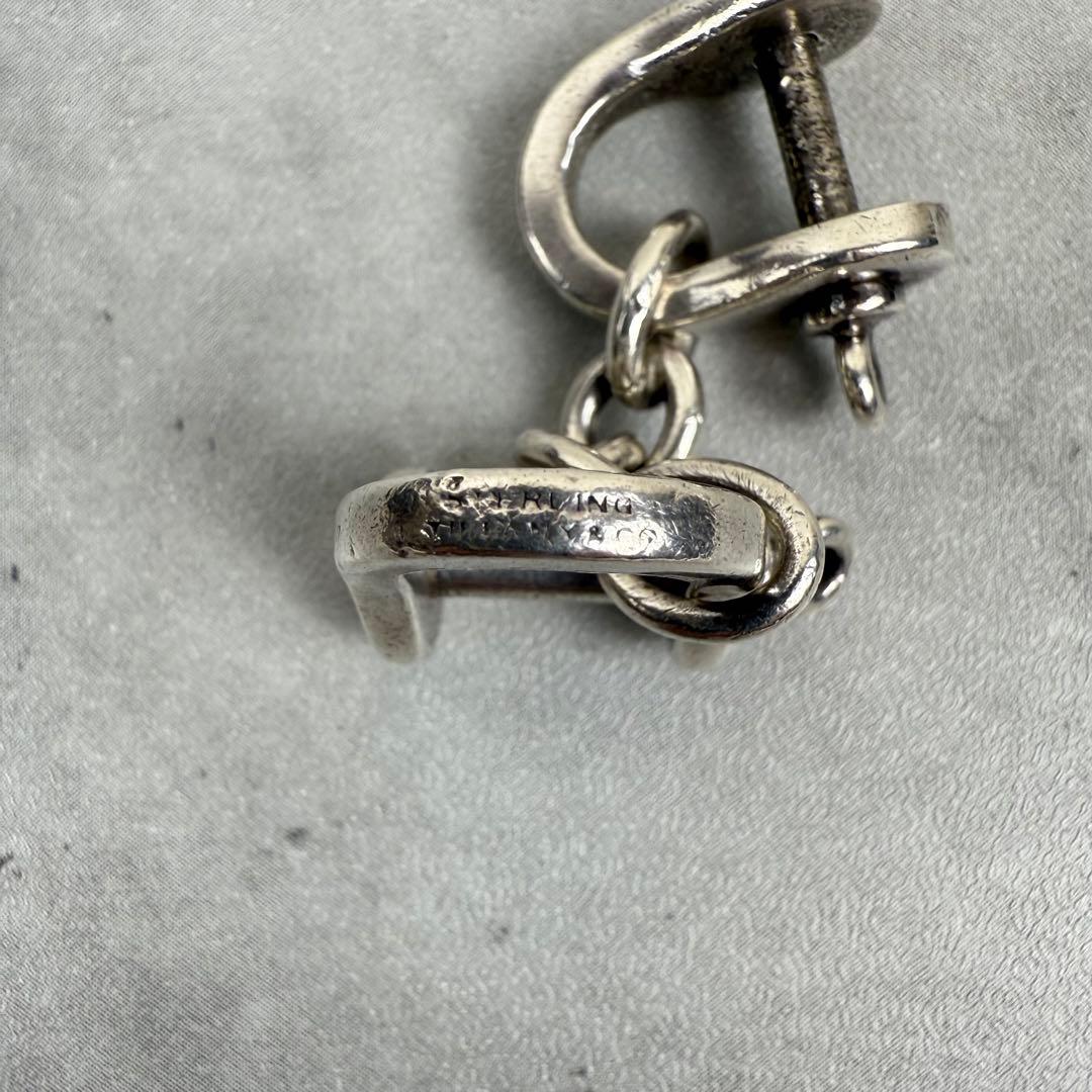 Tiffany ティファニー VINTAGE ダブルシャックル キーリング