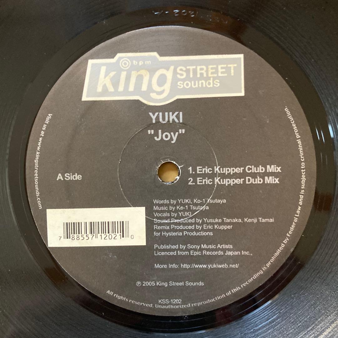 極希少 YUKI JOY Remixed Eric Kupper 12inch