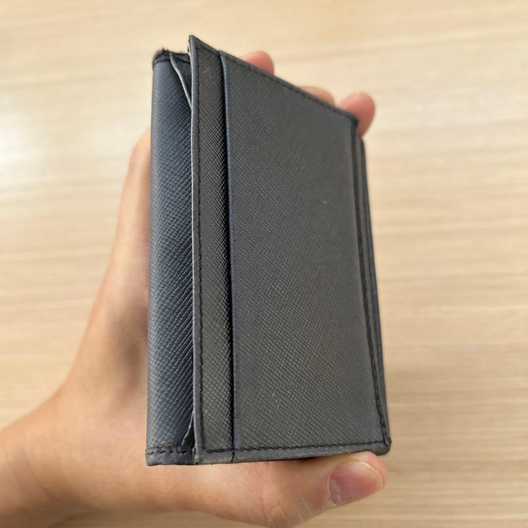プラダ PRADA 名刺入れ/カードケース グレー