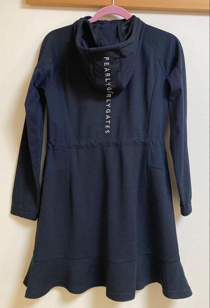 パーリーゲイツ　ドロストフーディーワンピース　パーリーゲイツワンピースジャケット