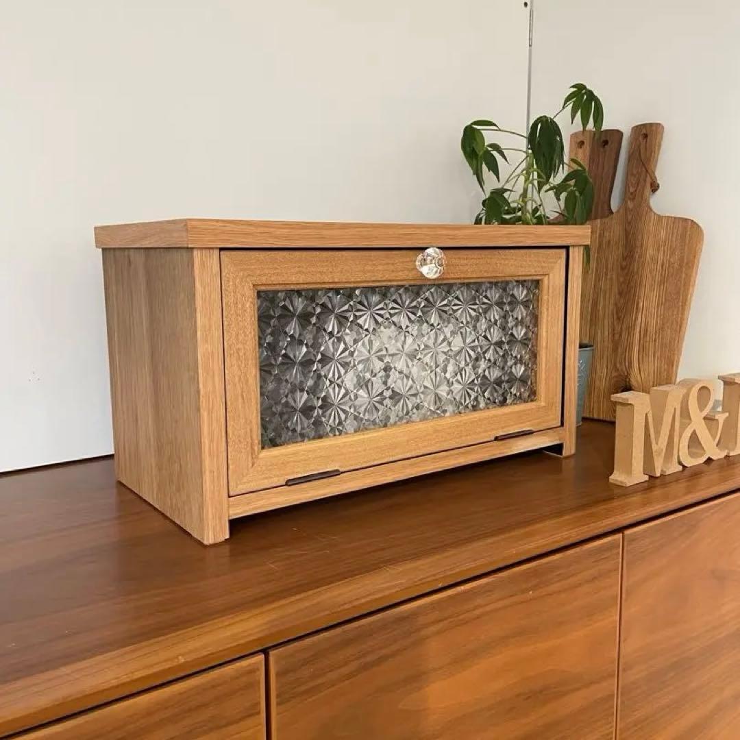 家具職人が作るレトロなブレッドケース　ホワイトオーク