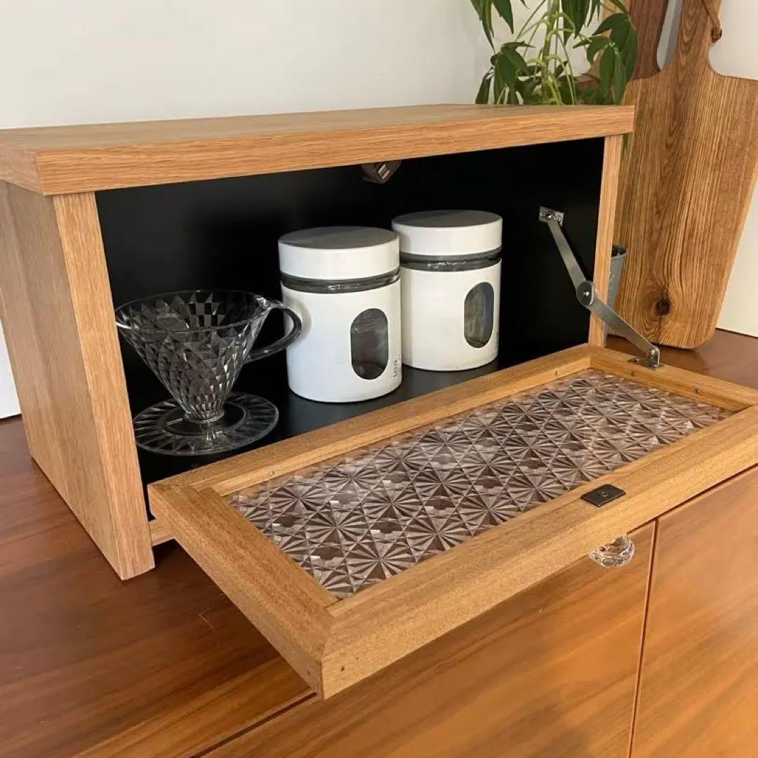 家具職人が作るレトロなブレッドケース　ホワイトオーク