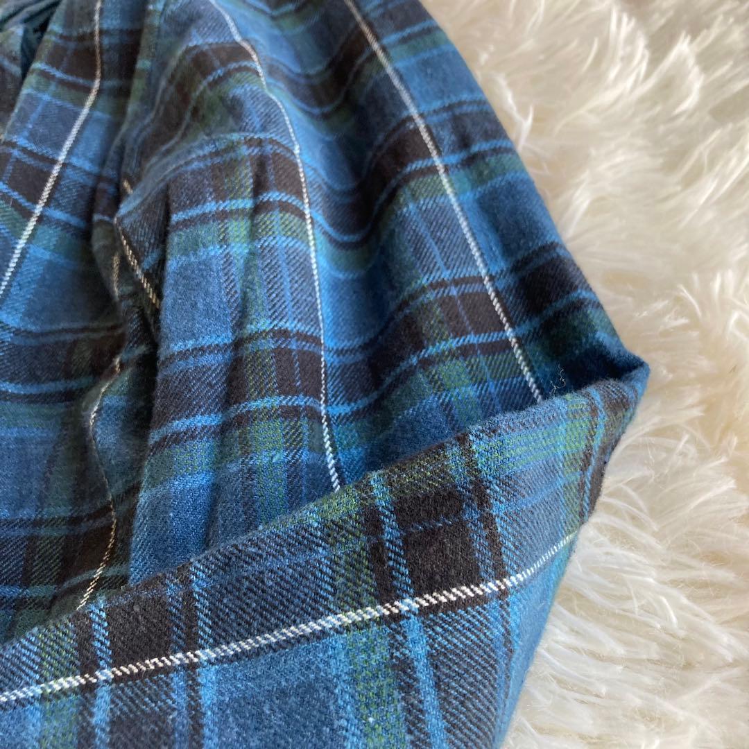 45R フォーティーファイブアール　フリル　ブラウス　チェック柄 サイズ2