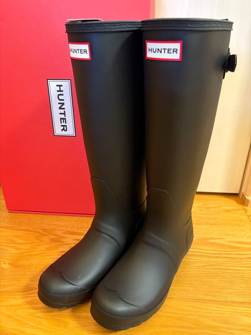 HUNTER長靴ブラック　黒