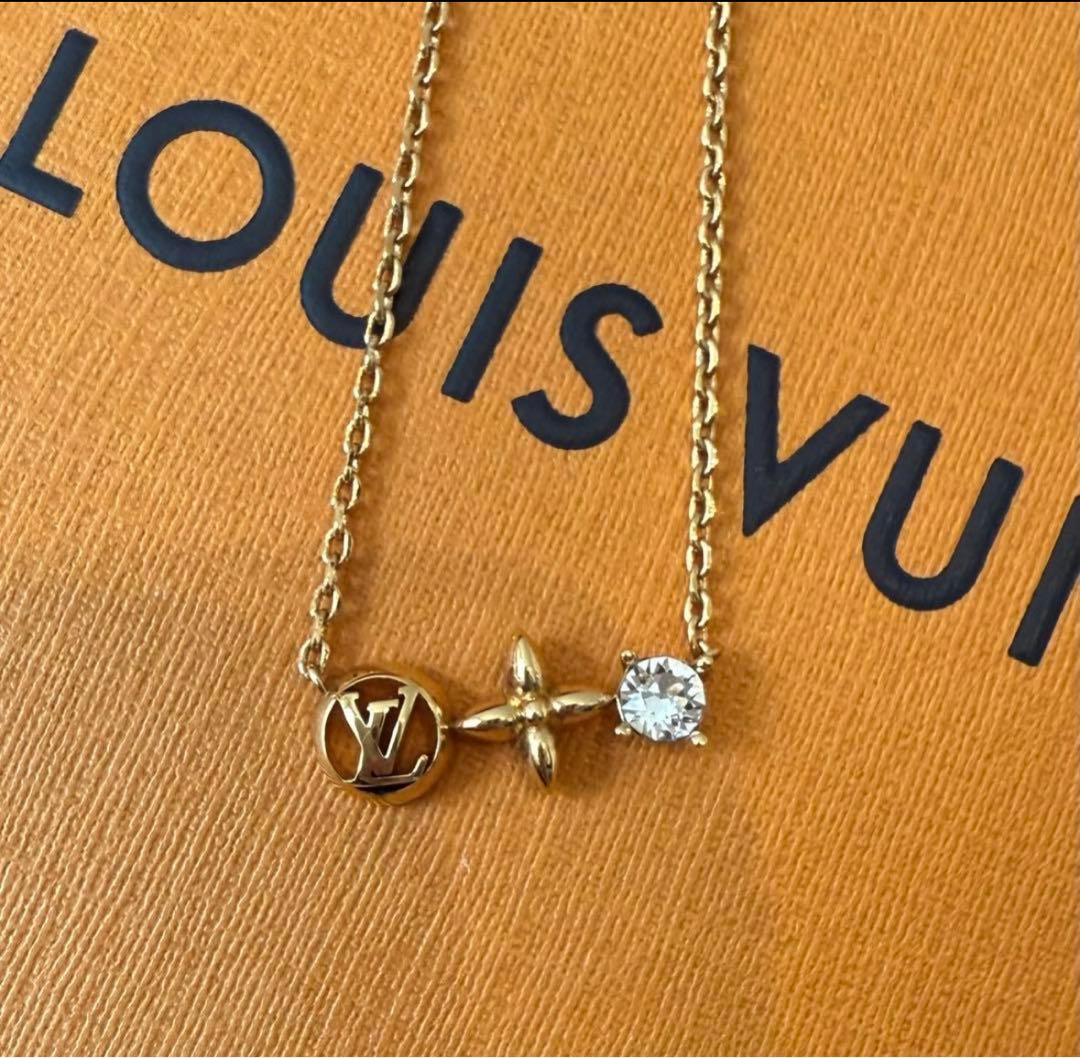ルイヴィトン コリエ プティルイ ネックレス ゴールド