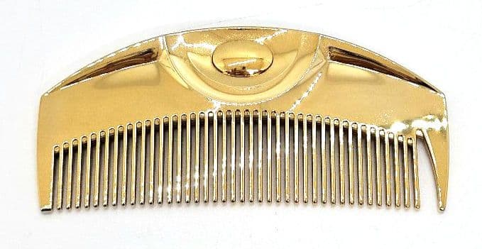 極美品　LOVECHROME　ラブクロム　ヘアコーム　K24GP ツキ ゴールド