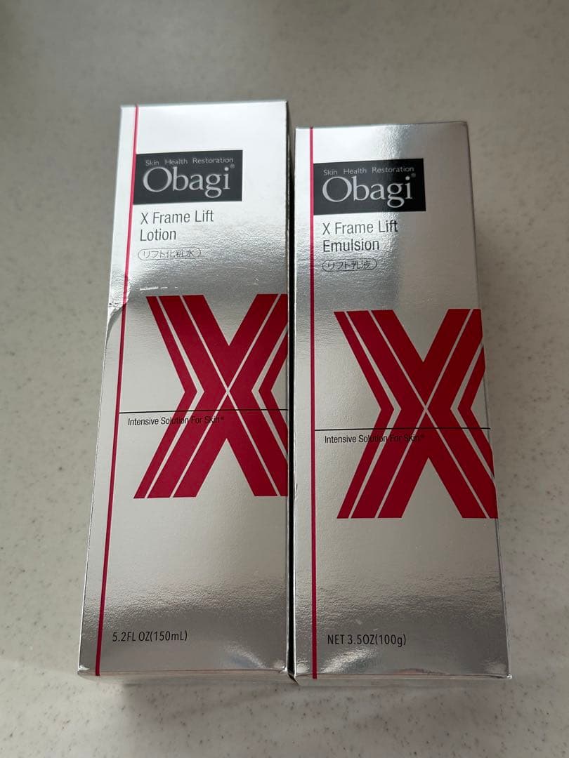 【新品】オバジX フレームリフト化粧水&乳液 セット