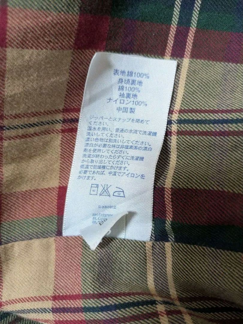 90s LANDS' ENDランズエンドデニムハンティングジャケットコーディロイ