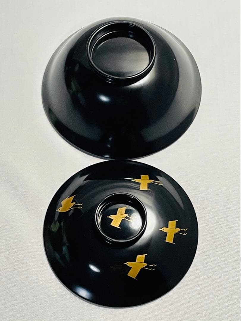 明治期輪島塗蒔絵お椀五客セット