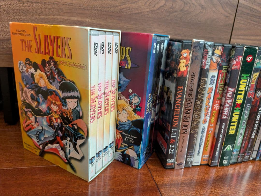 英語版アニメ DVD セット スレイヤーズ エヴァンゲリオン ナルト等
