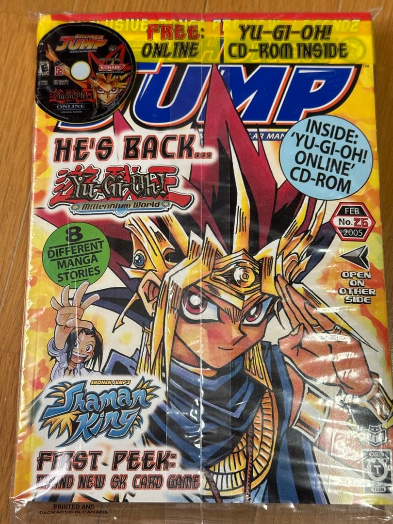 北米版 少年ジャンプ 2005年 2冊 遊戯王 暗黒魔族ギルファーデーモン 海外