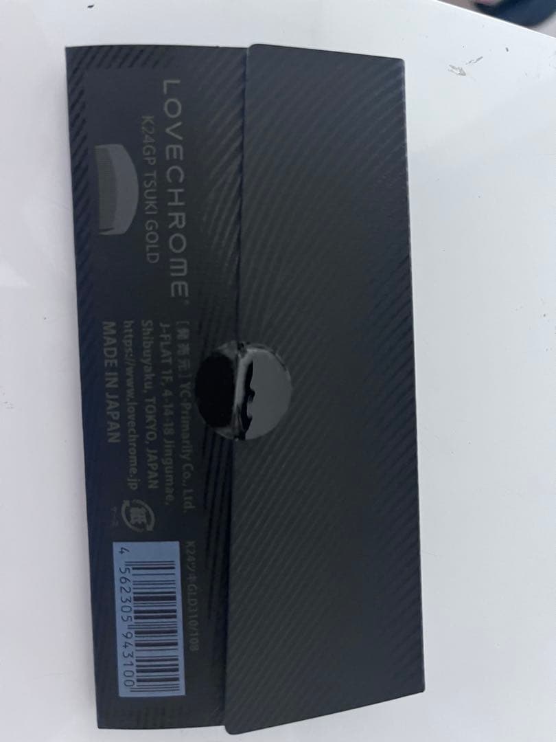 LOVECHROME K24GP ツキ ゴールド ヘアコーム