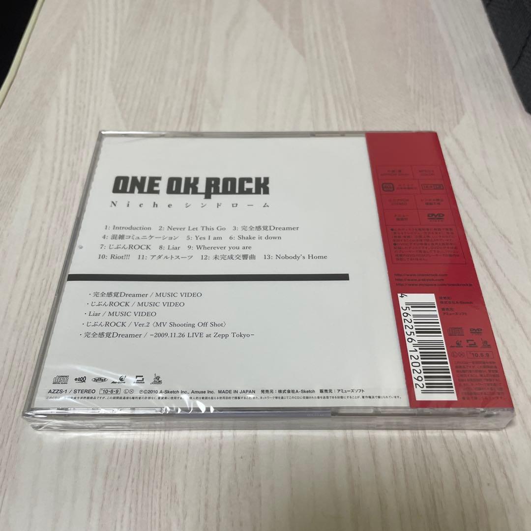 one ok rock nicheシンドローム 初回限定盤 新品未開封