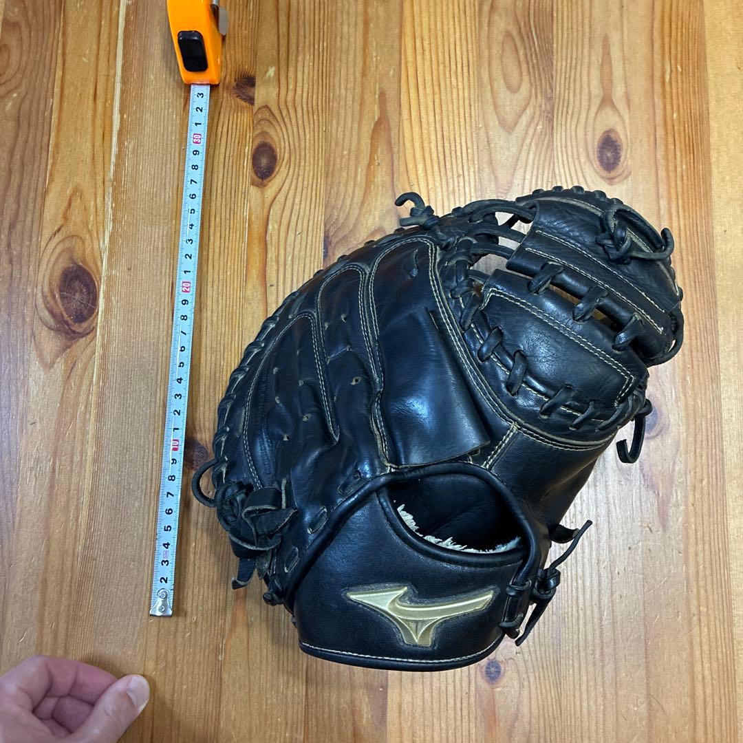 右投げ　Mizuno キャッチャーミット 黒