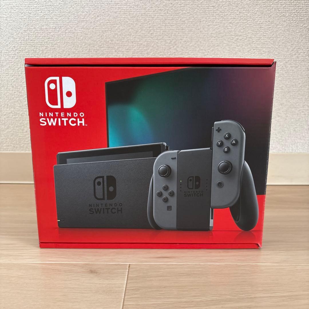 Nintendo Switch グレー 新型 任天堂 Joy-Con 本体