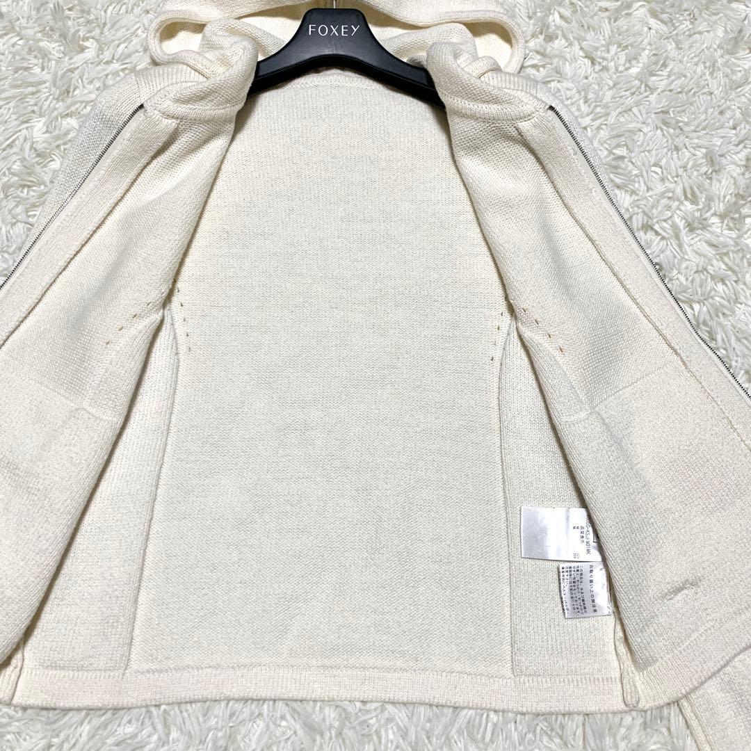 美品✨人気 フォクシー リリーパーカー ロゴプレート 22年増産モデル シルク