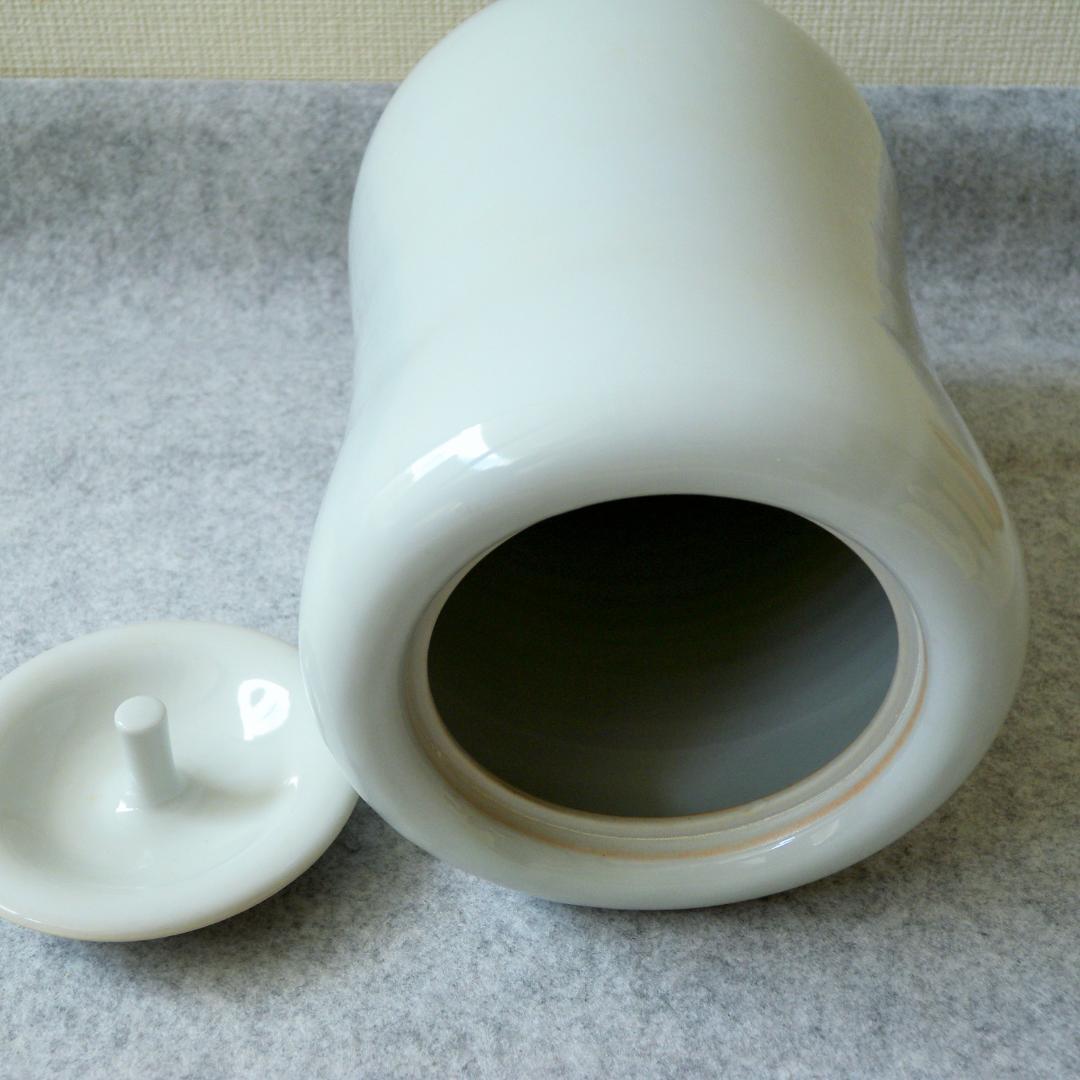 水指/水差し「紀州焼・黒潮窯」寒川八郎氏（作）＜未使用＞共箱付き