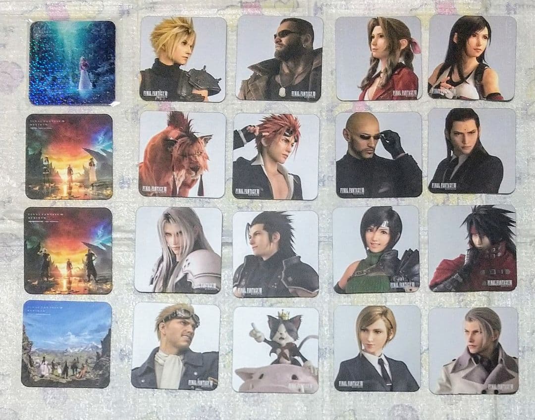 20枚セット 前期 後期 2店舗合同 コースター スクエニカフェ FF7リバース