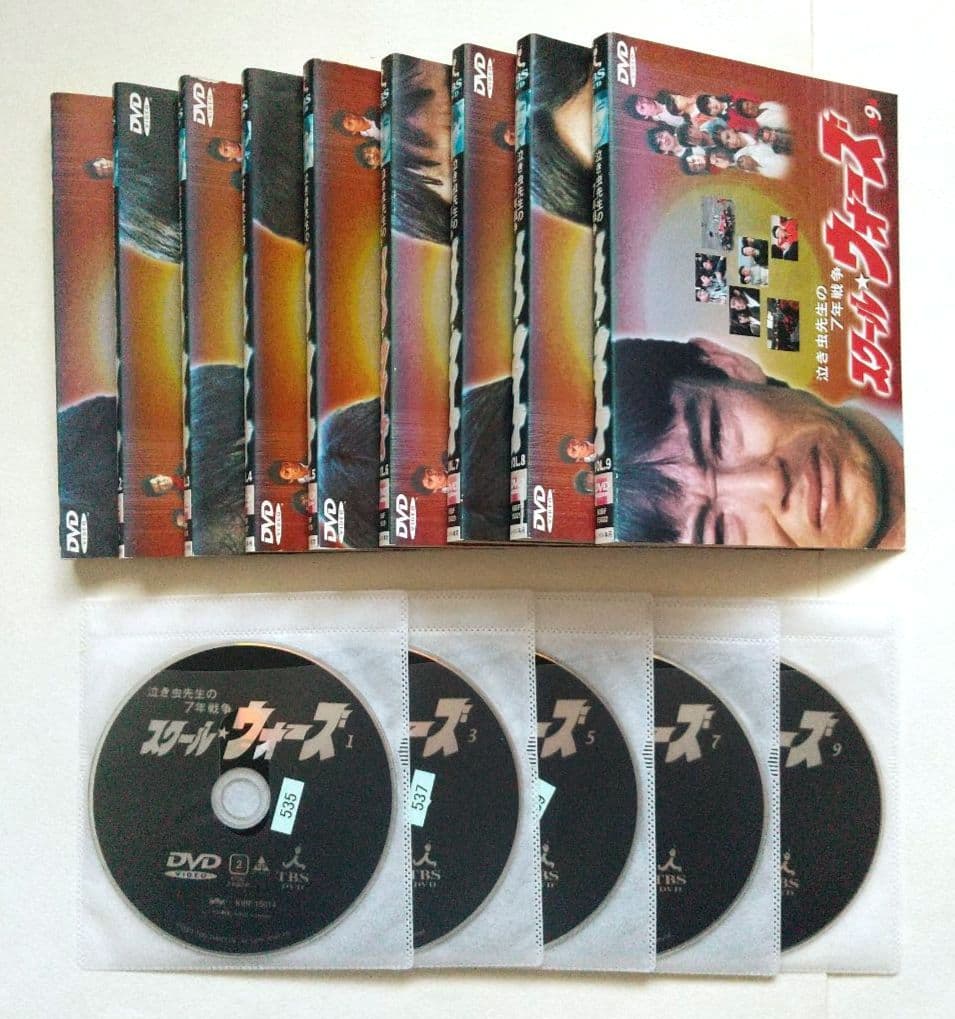 【難有り】スクール・ウォーズ 泣き虫先生の7年戦争 全9巻 レンタル落ちDVD