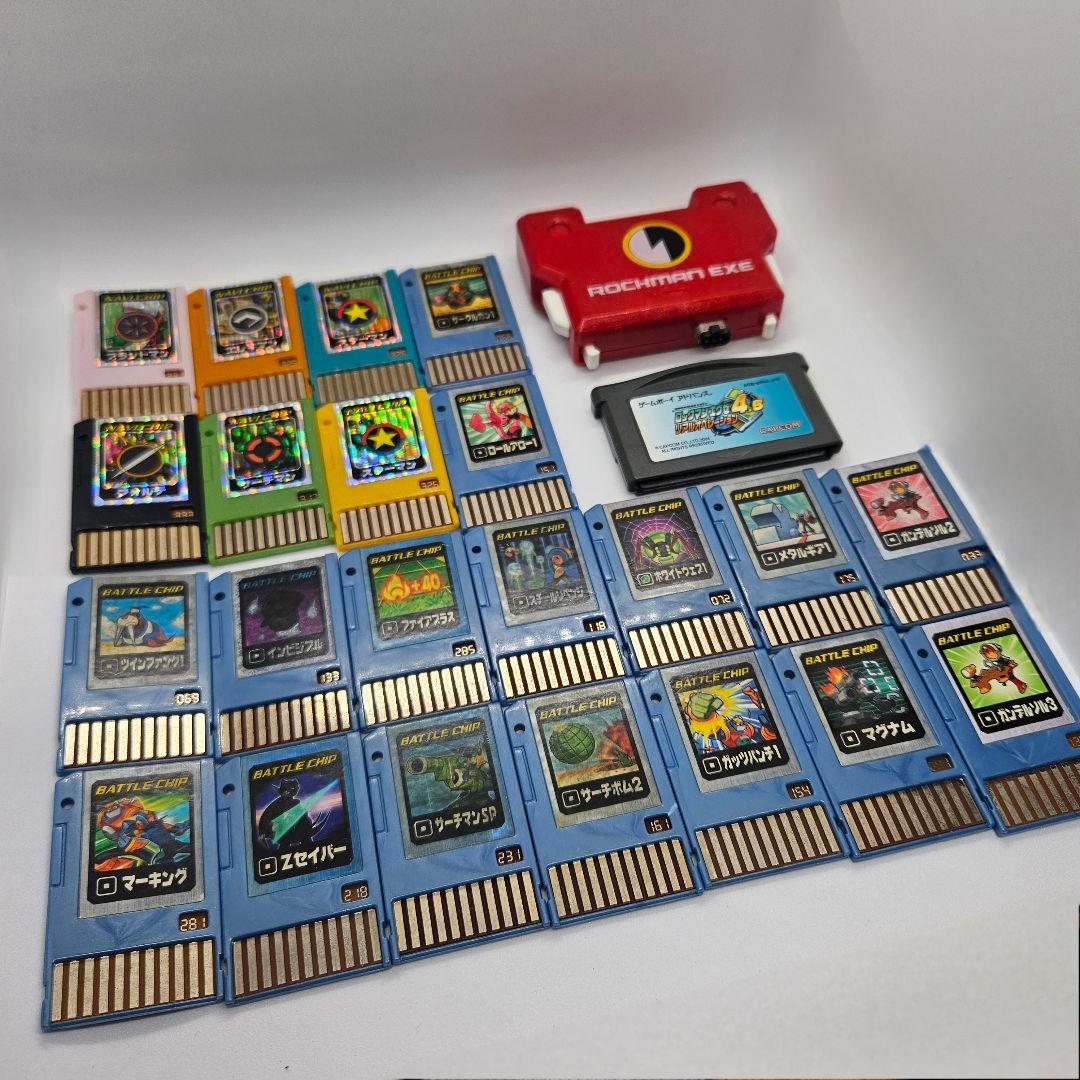 【レア/貴重】ロックマンエグゼ4.5 バトルチップ バトルゲート ソフト付き