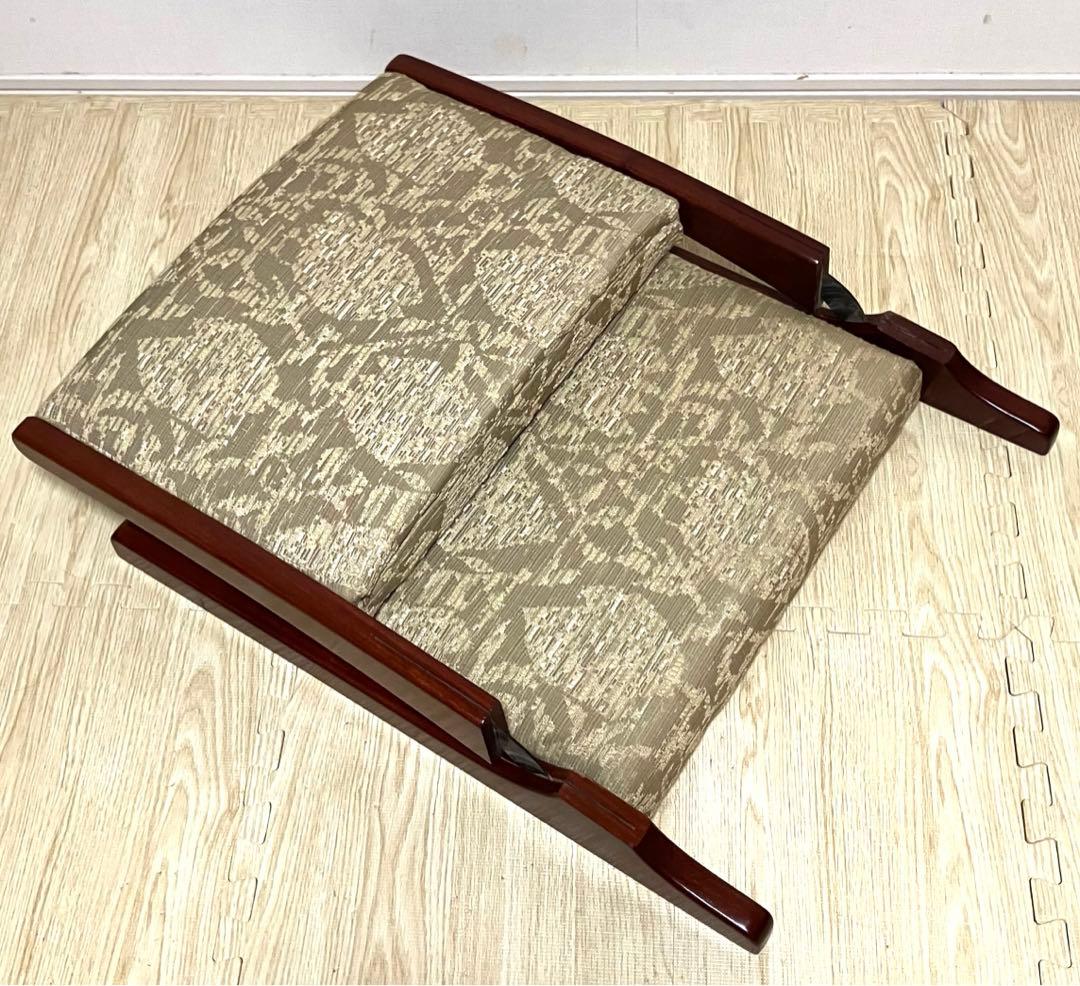 希少 送料無料 2脚セット カリモク karimoku 折りたたみ 座椅子 和室