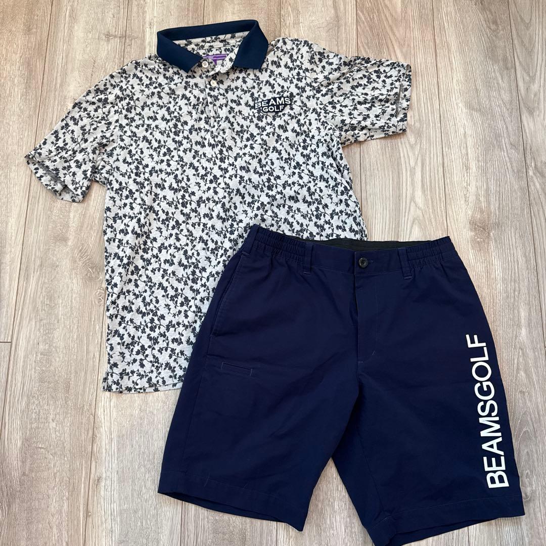 BEAMS GOLF ポロシャツ＆ショートパンツ セット