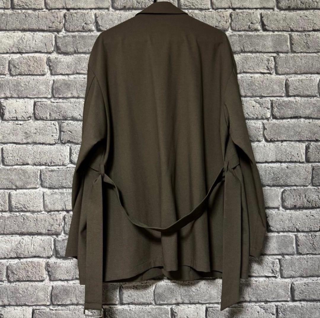 【美品】HARE　FURASHIベルトシャツジャケット　テーラード　ブルゾン