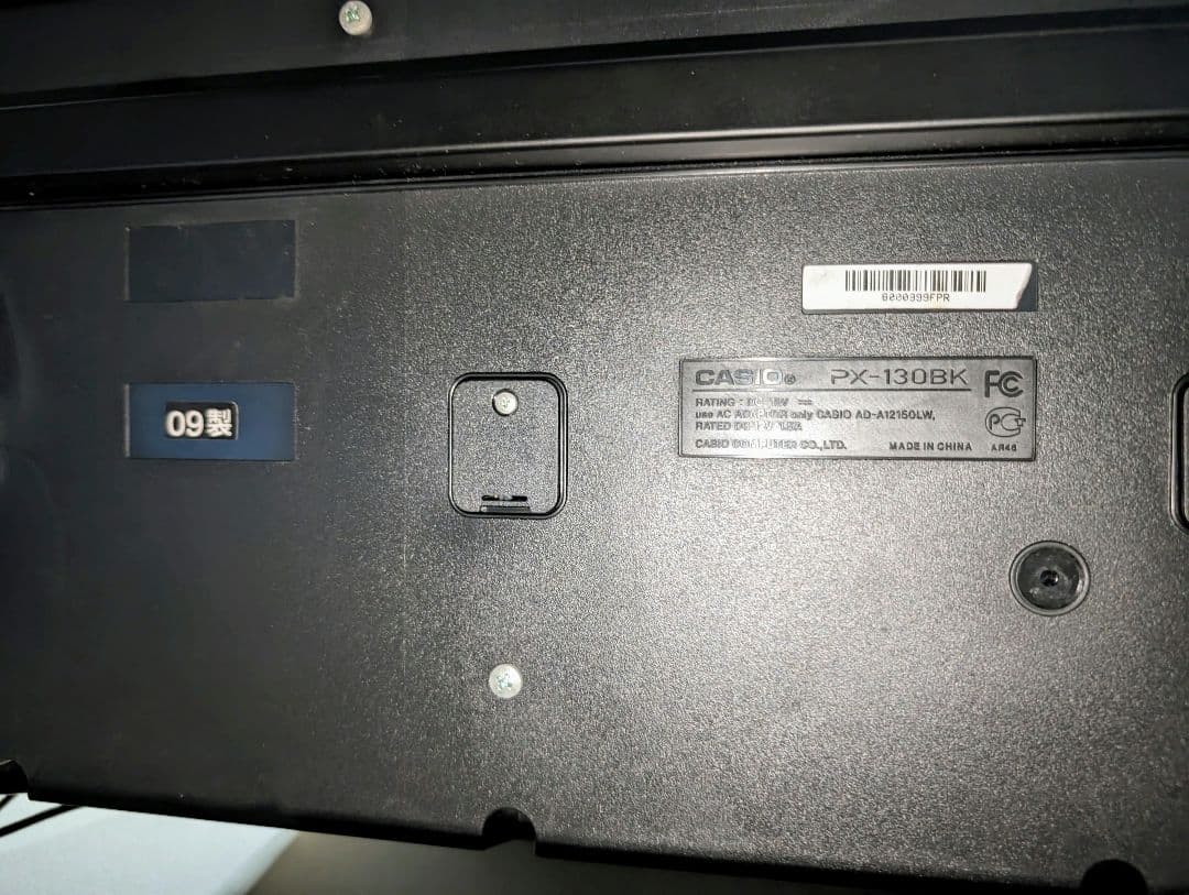 CASIO カシオ 電子 ピアノ PX-130 BK 2009製