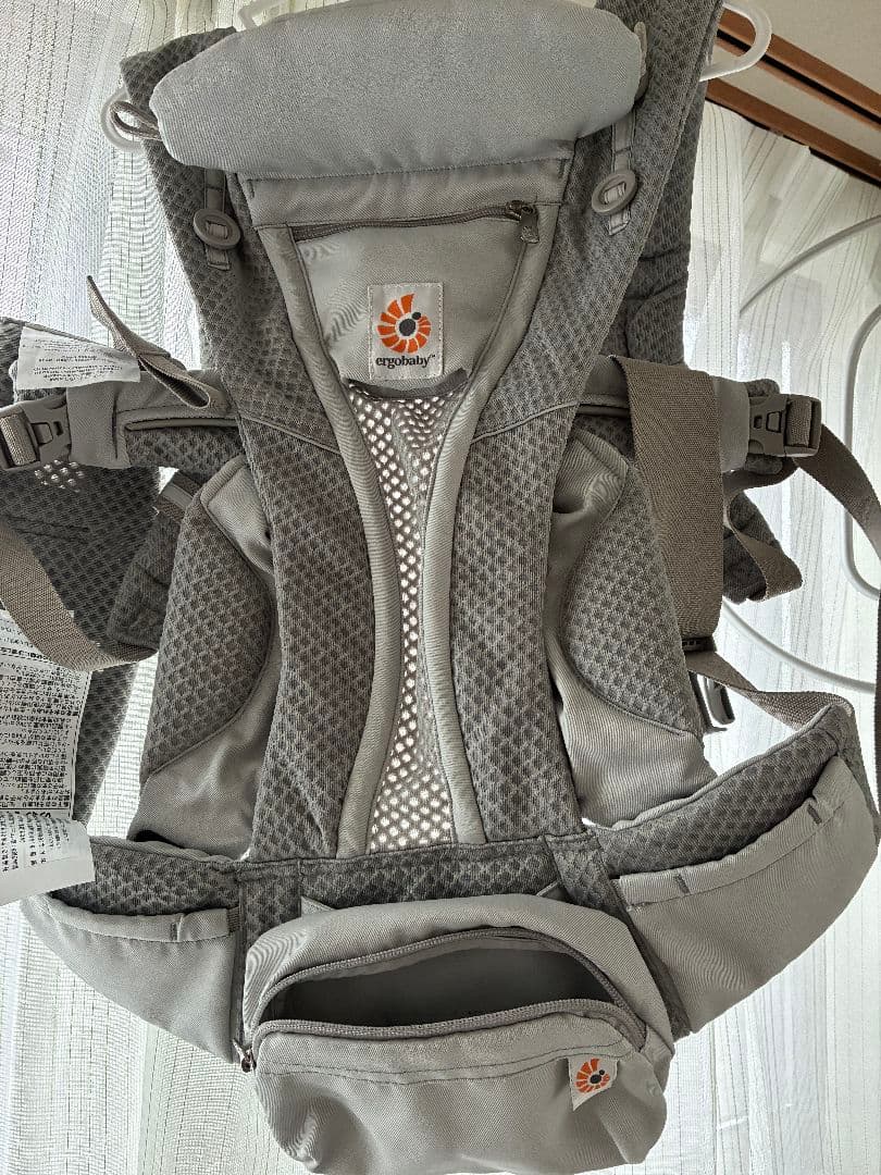 保証カード付 エルゴベビー・オムニブリーズ パールグレー