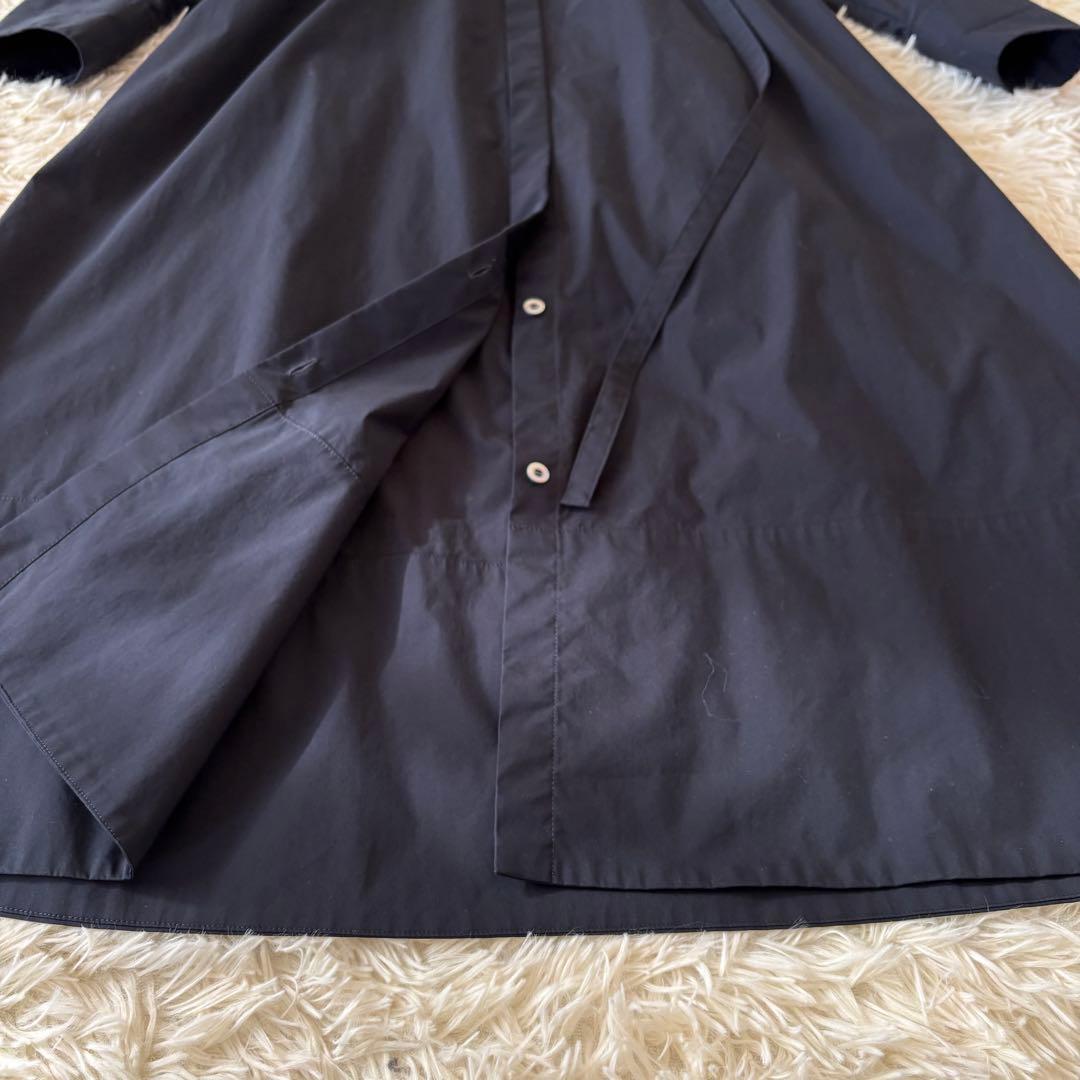 美品✨アドーア　コットンストレッチブロードワンピース　ビッグカラー　セーラー