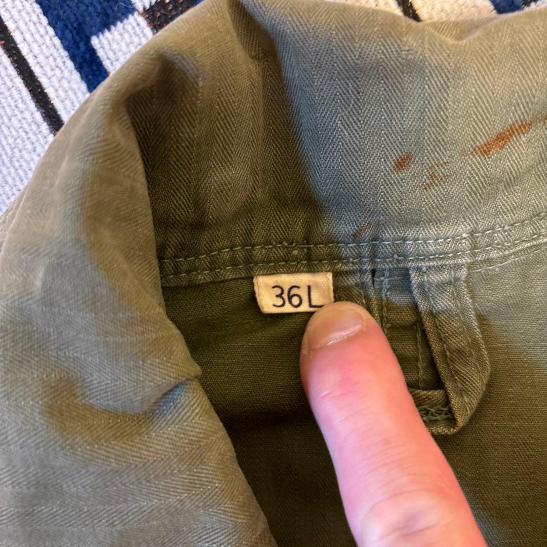 HBTオールインワン　ヘリンボーンツイル　hbtビンテージ　50s