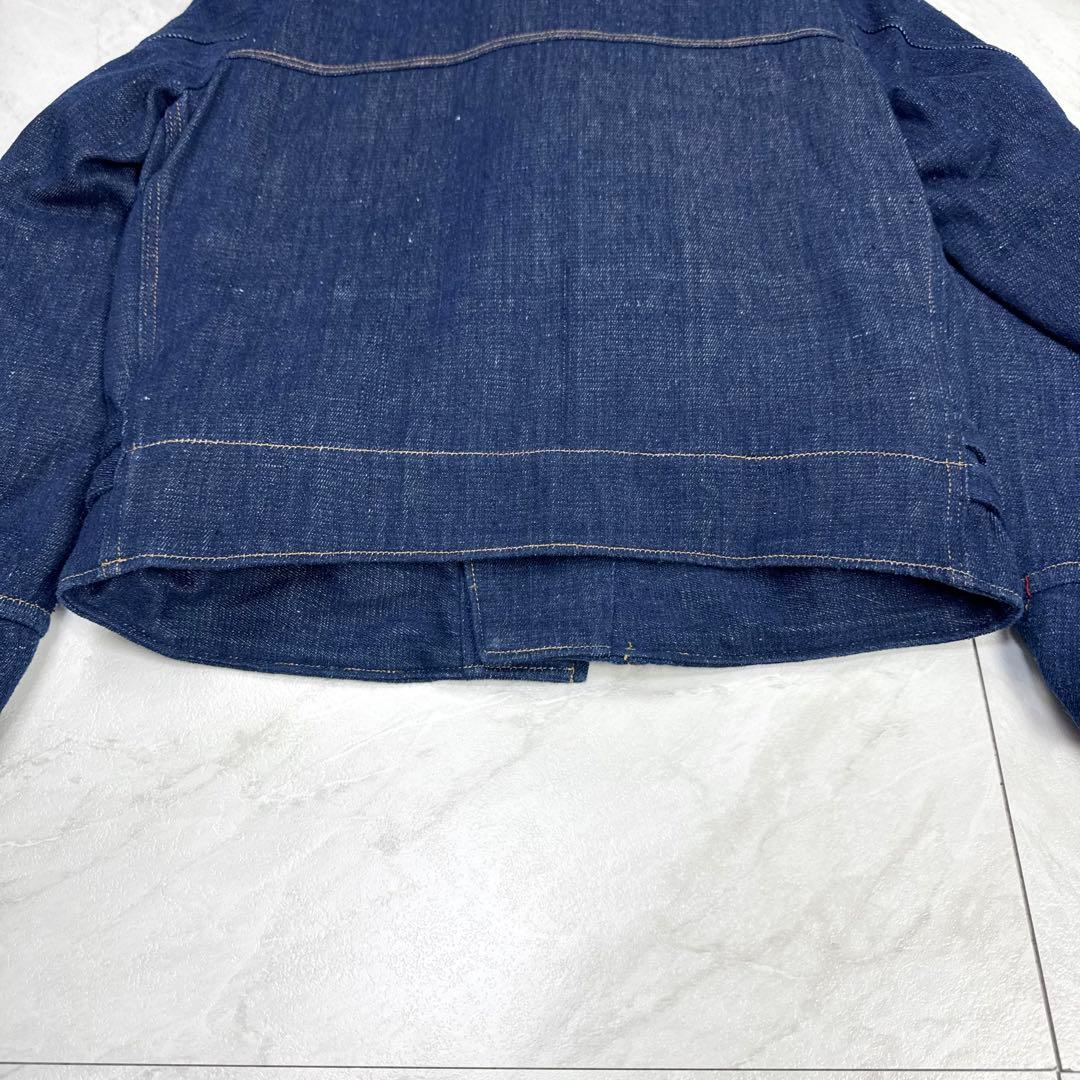 美品 45R インドカディデニムの908ライダースジャケット 中綿 サイズ2