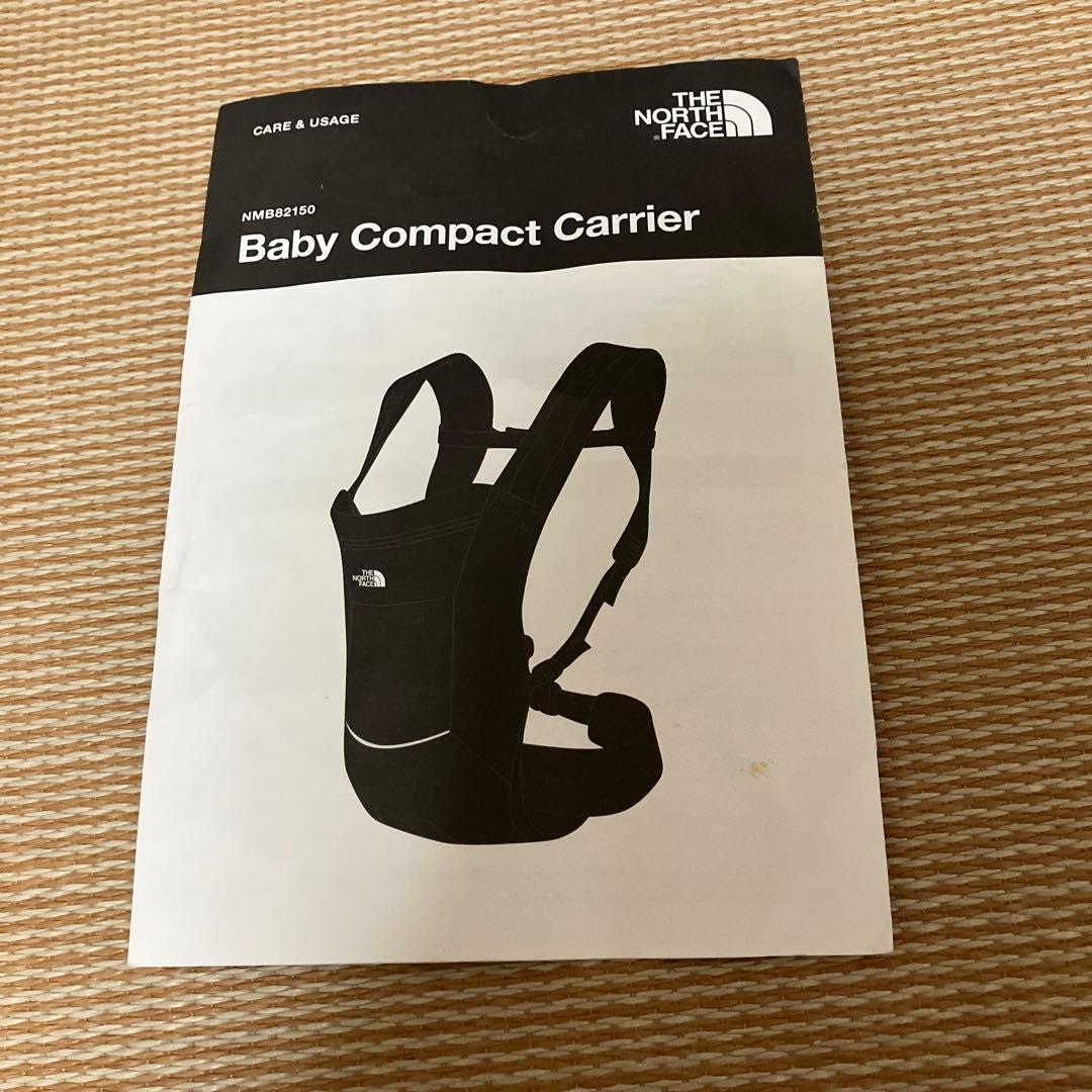 【美品】説明書　タグつき　THE NORTH FACE 抱っこ紐 黒