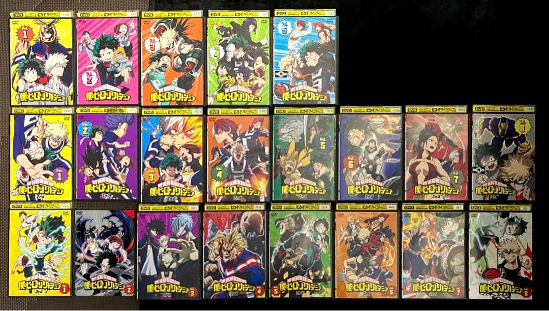 僕のヒーローアカデミア DVD 1 &2nd&3rd&4thセット はなやん様用