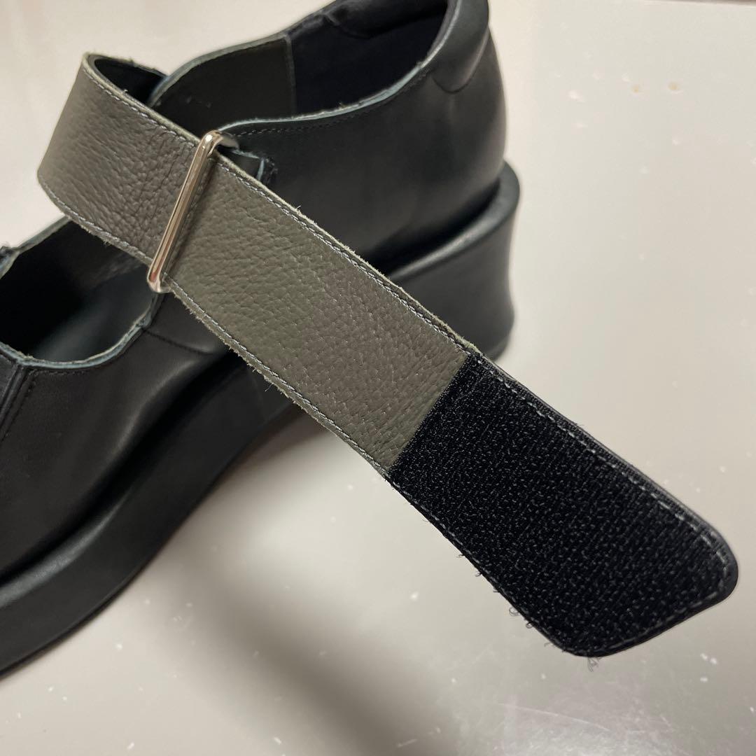 美品⭐️UNTISHOLD アンチショルド LIZA レザーシューズ 黒 日本製