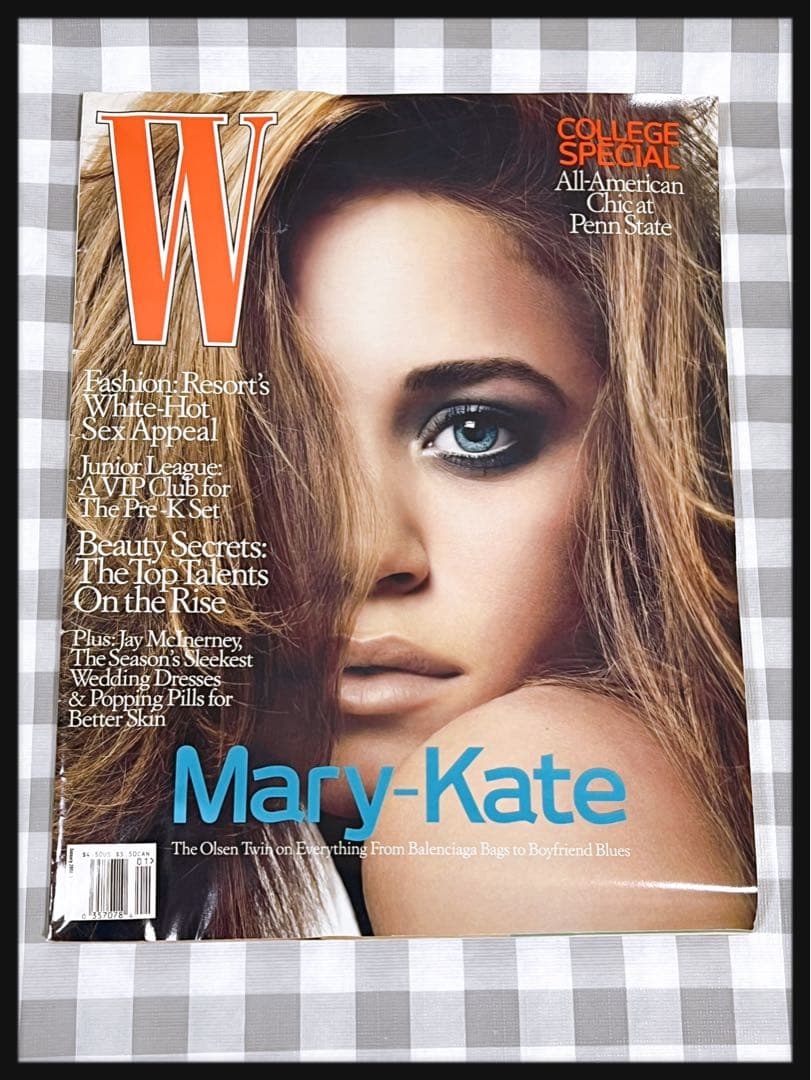 洋雑誌 オルセン姉妹 メアリーケイト オルセン W 表紙 雑誌 激レア
